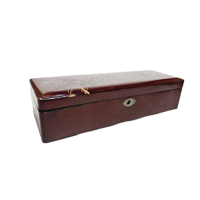Japanese Lacquerware Box, 1950s For Sale - Image 9 of 12