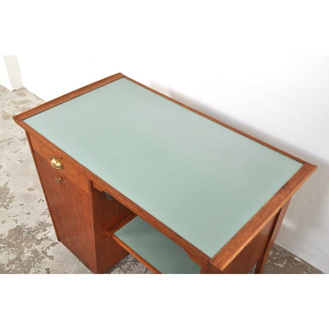 Mid-Century Modern Magic Oak Desk, 1950s For Sale - Image 13 of 18