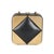 Black Lambskin Gold Metal Square CC Clutch For Sale In New York - Image 6 of 7