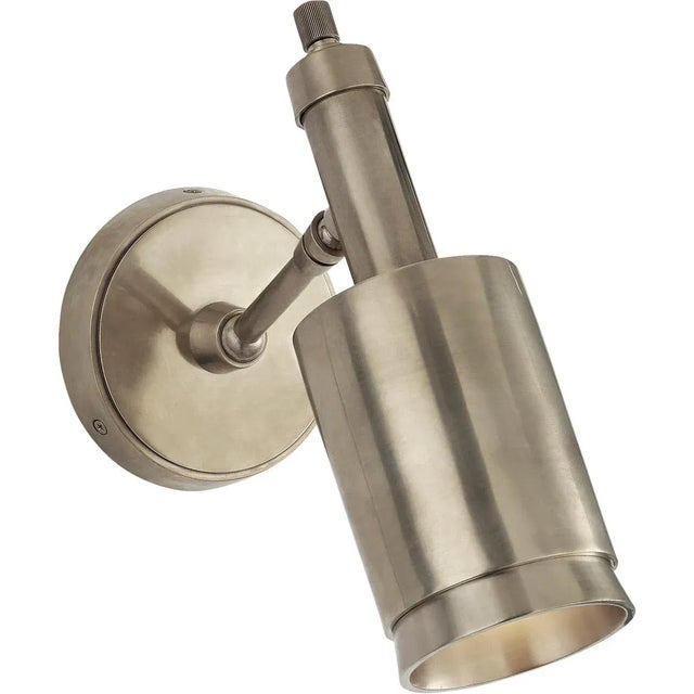 Modern Thomas O'Brien for Visual Comfort Signature Anders Small Articulating Wall Light in Antique Nickel For Sale - Image 3 of 4