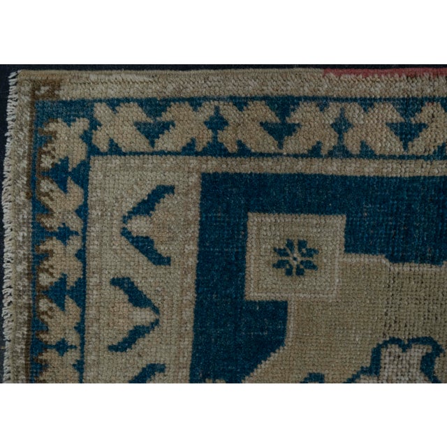 Turkish Mini Rug Oriental Hand Knotted Vintage Rug 1'10" x 3'8" #20642 Explore a curated collection of hallway runners,...