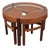 Model 5614 Teak Coffee Table Nest of 3 by Nathan Trinity, 1960s, Set of 4 For Sale