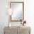 Contemporary Rectangle Mirror Brass Finish For Sale In Sacramento - Image 6 of 6