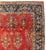 Persian 1920s Persian Red Gold Navy Manchester Wool Kashan Small Area Rug For Sale - Image 3 of 5