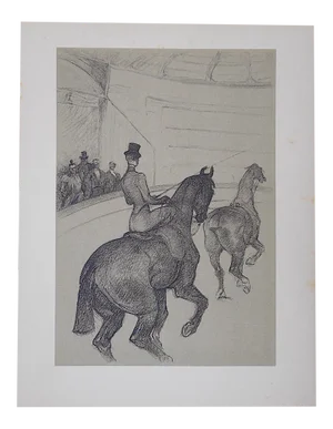 Vintage Toulouse Lautrec Lithograph-The Circus