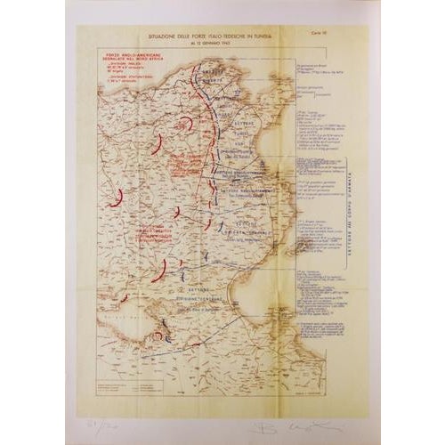 Photolithograph realized in 1997. Editions of 120 samples. (30/120) Published in portfolio "Guerra Africa". Signed and...