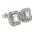 Natural Sapphire Diamond Stud Earrings 14k W Gold 0.96 TCW Certified For Sale
