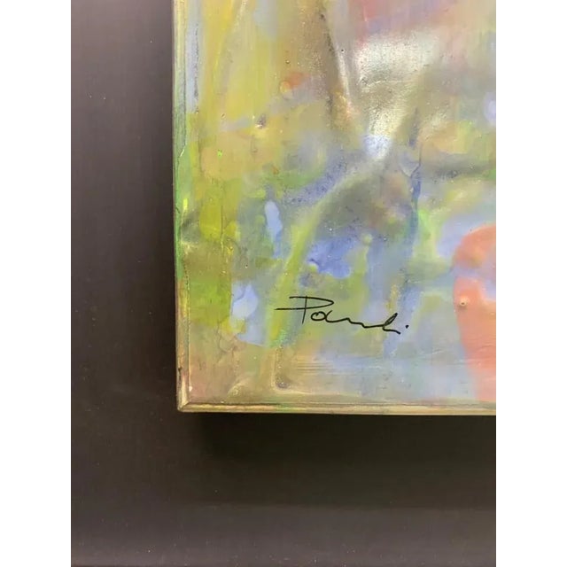 Contemporary Gilbert Pauli, Cosmos, Mixed Media, 2007, Painting on Plaster For Sale - Image 3 of 6