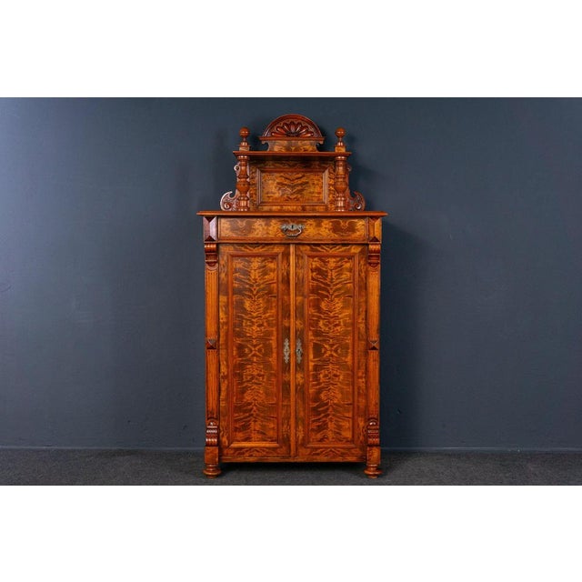 Vertiko with attachment Epoch & style: Wilhelminian period - second half of the 19th century Features - original furniture...