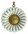 Vintage Danish Pendant in Gilded Sterling Silver by Bernhard Hertz, 1940s For Sale