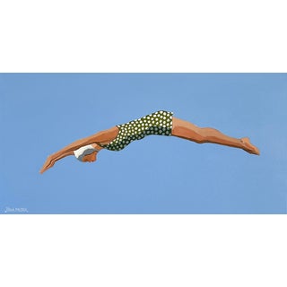 "Floating on Air" Original Modern Oil Painting, by Jennifer Hohlfelder For Sale
