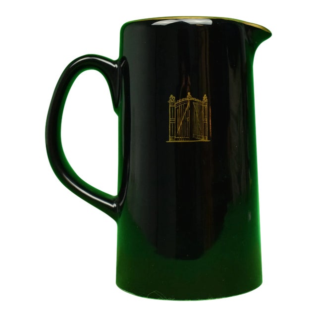 Late 20th Century"21" Club Iron Gate Black Water Pitcher For Sale