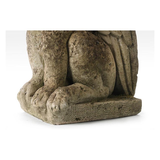 Cement Gargoyle Sculpture For Sale - Image 3 of 5
