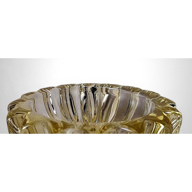 Mid 20th Century Art Deco French Molded Glass Bowl Attributed to Pierre d'Avesn For Sale - Image 13 of 18