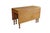Victorian Antique Early American 19th C Cherry Gate-Leg Drop Leaf Dining Console Table 60" For Sale - Image 3 of 18
