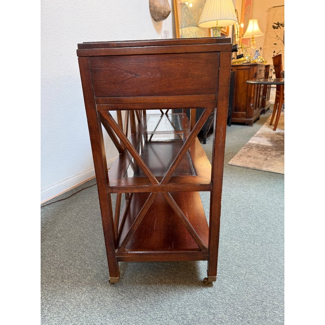 Brown Sunrise Home Provencal Console Table For Sale - Image 8 of 12