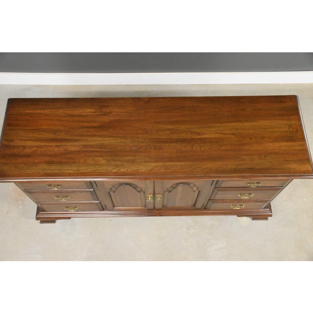 1980s Pennsylvania House Solid Cherry Dresser For Sale In Boston - Image 6 of 11