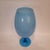 Vintage Italian Opal Blue Crystal Vase, 1970s For Sale - Image 9 of 18