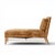 Calvin Paul McCobb for Calvin Mid Century Walnut and Brass Chaise Lounge For Sale - Image 4 of 9