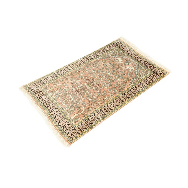 Mid-Century Modern Cashmere Rug, 1960s For Sale - Image 3 of 12