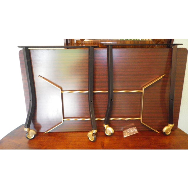 Side Table on Casters with Formica Top, 1970s For Sale - Image 16 of 18