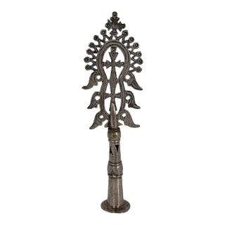 Antique Ethiopian Coptic Processional Cross For Sale