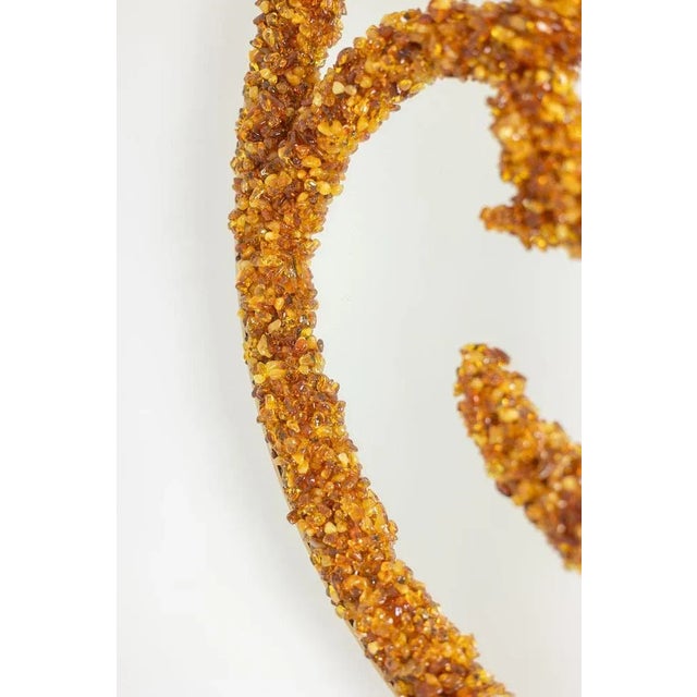 Circular Mirror in Semi-Precious Stones For Sale - Image 9 of 10