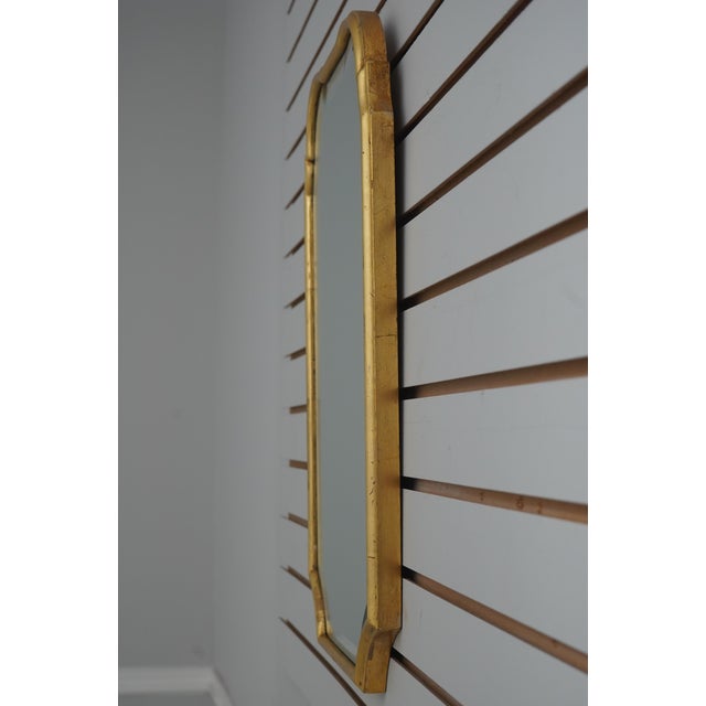 Age: C.1973 Details: Colonial Williamsburg Beveled Glass Genuine Gold Leaf Finish High Quality Construction Shapely Frame...