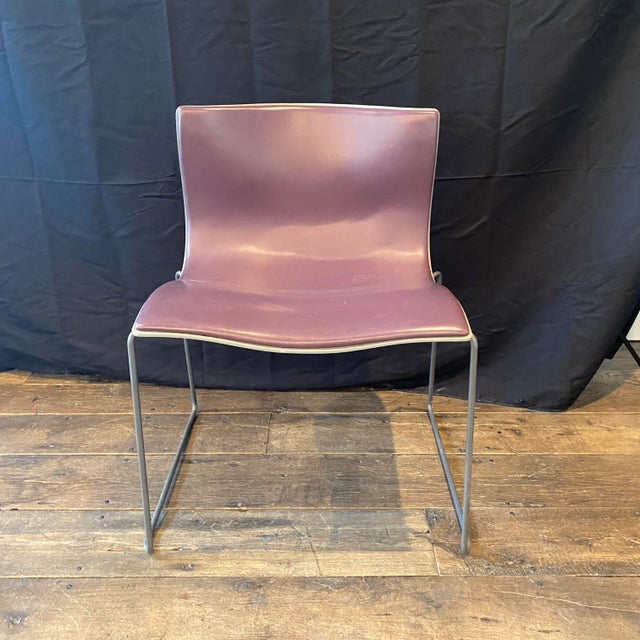 Pair of Mid Century Modern Knoll Handkerchief Chairs by Massimo and Lella Vignelli For Sale In Portland, ME - Image 6 of 17