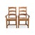 Vintage Armchairs in Oak with Rush Weave, Set of 2 For Sale - Image 10 of 10