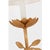 Metal Julie Neill for Visual Comfort Signature Clementine 22" Tail Sconce in Antique Gold Leaf with Linen Shade For Sale - Image 7 of 10
