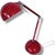 Metal Mid-Century Modern Red Desk Lamp For Sale - Image 7 of 9