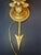 1990s Gherardo Degli Albizzi Pair of Matched Dore Bronze Solid Brass Swan and Arrow Wall Sconces 4 Lights For Sale - Image 9 of 9