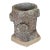 Vintage Faux Bois Concrete Tree Trunk Planter Pebble Style For Sale