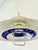 Large Vintage Danish Form-Light Pendant Lamp in White and Cobalt Blue, Denmark, 1970s For Sale - Image 13 of 18