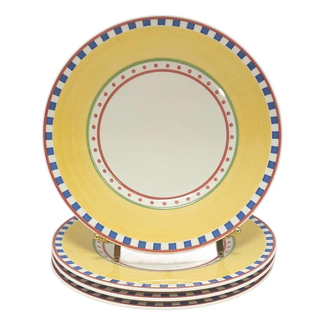 Villeroy & Boch Twist Bea German Fine China Salad Plates, Set of 4 For Sale
