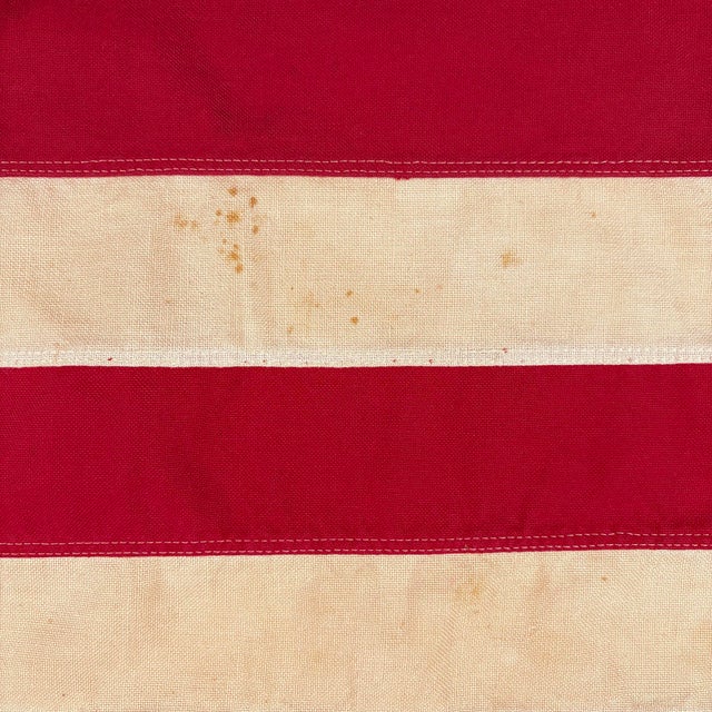 Vintage Cotton Grand Union American Flag For Sale - Image 4 of 6