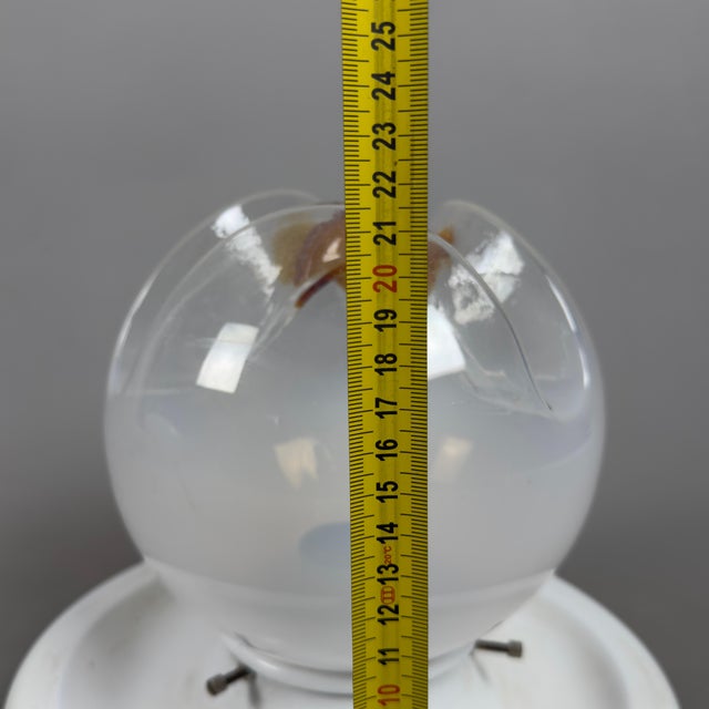 Space Age Murano Glass Sphere Ceiling Lamp from Mazzega, 1970s For Sale - Image 11 of 12
