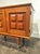 Charles Dudouyt Mid Century Modern French Oak Sideboard With 4 Carved Doors 1960s For Sale - Image 4 of 11