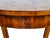 19th C Austrian / German Carved Column Biedermeier Oval Library Desk For Sale - Image 10 of 18