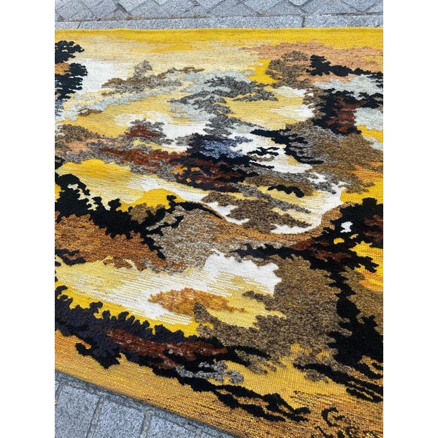 Modern Modern French Aubusson Tapestry from Gemmanick, 1970s For Sale - Image 3 of 18