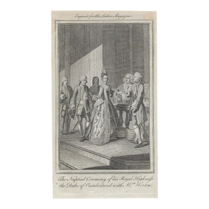 Antique Duke of Cambridge Marriage Engraving