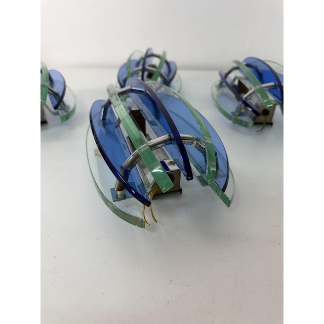 1970s Wall Lamps from Veca, Italy, 1970s, Set of 4 For Sale - Image 5 of 18