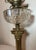 Large Antique 1800's James Gray Son Hinks Brass Crystal Glass Electric Oil Lamp For Sale In New York - Image 6 of 12