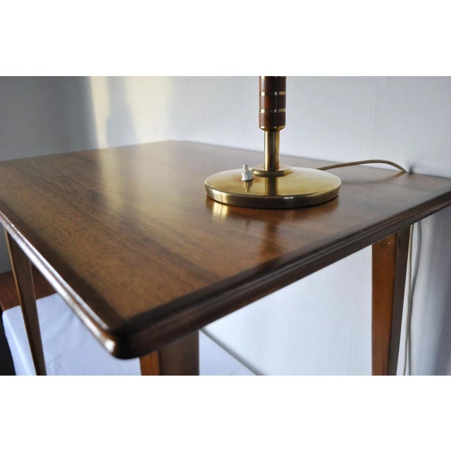 Brown Danish Side Table by Palle Suenson, 1940s For Sale - Image 8 of 10