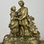 Vintage Brass Figural Mantel Clock For Sale - Image 3 of 13