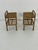 Beige Set of Italian Rattan and Bamboo Bedside Tables, 1960s For Sale - Image 8 of 9