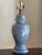 Mid-20th Century Cornflower Blue Ginger Jar Table Lamp For Sale - Image 9 of 13