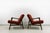 Orange Vintage Lounge Chairs from SFM, Poland, 1960s, Set of 2 For Sale - Image 8 of 17