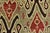 Ikat Rug 6’1” X 8’10” Blue Wool Hand-Knotted Oriental Carpet For Sale - Image 9 of 14